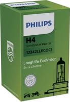 Philips LongLife EcoVision Type lamp: H4, verpakking van 1, koplamp voor auto