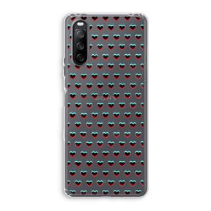 Hartjes: Sony Xperia 10 III Transparant Hoesje