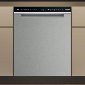 Whirlpool W7U HS31 X Onderbouw vaatwasser Grijs