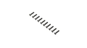 Flat Head Screws, Steel, Black Oxide, M4 x 18mm (10) (LOS255020)