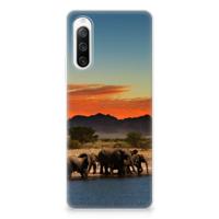 Sony Xperia 10 IV | TPU Hoesje | Olifanten