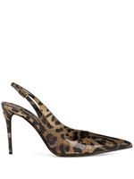 Dolce & Gabbana escarpins à imprimé léopard - Marron