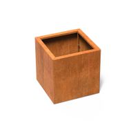 Cortenstaal plantenbak CARREZ Connect 60x60x60cm.