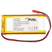 Akyga LP654290 Accupack Batterijgrootte: Speciaal LiPo 3.7 V 2600 mAh