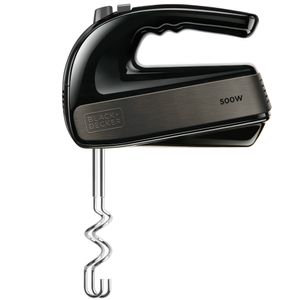 BLACK+DECKER Handmixer BXMX500E - 2 Gardes - 2 Deeghaken - 5 Standen + Turbo