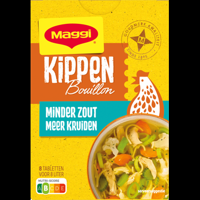 Maggi Kippen Bouillon Minder Zout Meer Kruiden 72 g bij Jumbo