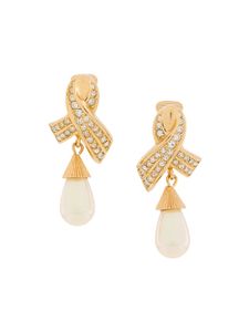 Christian Dior Pre-Owned boucles d'oreilles à fermoir clip