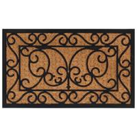 VidaXL Deurmat rechthoekig 45x75 cm rubber en kokosvezel VidaXL Deurmat rechthoekig 45x75 cm rubber en kokosvezel