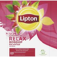 Lipton thee, Rozebottel, Infusion, doos van 100 zakjes