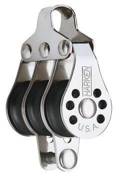 Harken 22mm Micro 3-schijfsblok Met Hondsvot Default