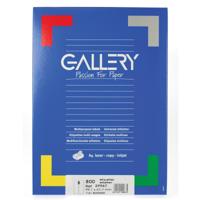 Gallery witte etiketten ft 99,1 x 67,7 mm (b x h), ronde hoeken, doos van 800 etiketten