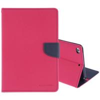 KWIK GOOSPERY FANCY dagboek horizontale Flip lederen case voor iPad mini (2019) met houder & kaartsleuven & portemonnee (magenta)