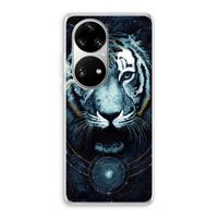 Darkness Tiger: Huawei P50 Pro Transparant Hoesje