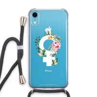 Venus: iPhone XR Transparant Hoesje met koord