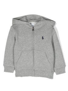 POLO RALPH LAUREN KIDS hoodie à motif Polo Pony brodé - Gris