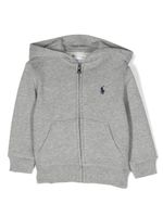 Ralph Lauren Kids hoodie à motif Polo Pony brodé - Gris - thumbnail