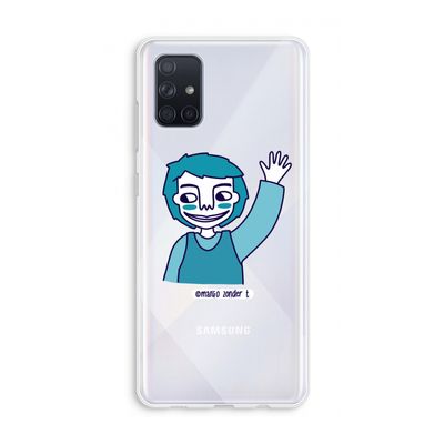 Zwaai: Galaxy A71 Transparant Hoesje