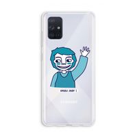 Zwaai: Galaxy A71 Transparant Hoesje