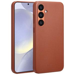 Accezz MagSafe Leather Backcover Samsung Galaxy S24 Plus Telefoonhoesje Bruin