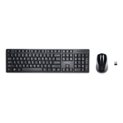Toetsenbord en draadloze muis Kensington Zwart Qwerty Spaans QWERTY