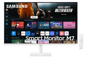 SAMSUNG Smart Monitor M7 M70D LS32DM703UUXEN ledmonitor 2x HDMI, USB-C, WiFi, BT, Sound