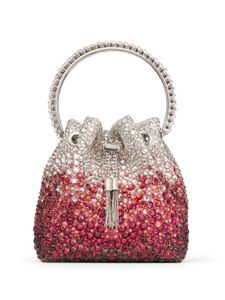 Jimmy Choo sac seau Bon Bon à ornements en cristal - Argent