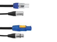 EUROLITE Combi Cable DMX P-Con/3pin XLR 1,5m - thumbnail