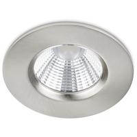 LED Inbouwspot 5W - IP65 Waterdicht - Dimbaar - Warm Wit 3000K - Mat Nikkel