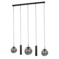 Steinhauer Design hanglampBollique 5-lichts zwart - 4847ZW