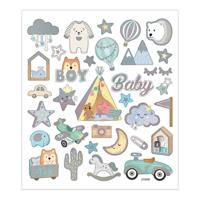 Creativ Company Stickers baby boy, 1 vel