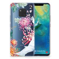 Huawei Mate 20 Pro | TPU Hoesje | Bird Flowers