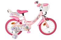 Volare unicorn kinderfiets - meisjes - 14 inch - roze