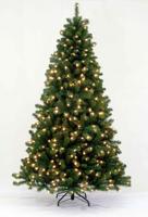 Kunstkerstboom Arctic Spruce 120 cm D73 cm met warme LED-verlichting kerstboom - Holiday tree