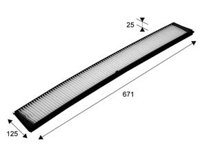 Interieurfilter CLIMFILTER COMFORT VALEO, u.a. für BMW, Alpina