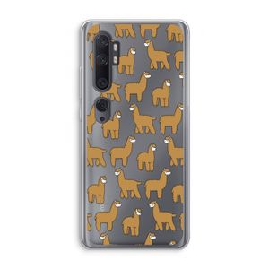 Alpacas: Xiaomi Mi Note 10 Transparant Hoesje