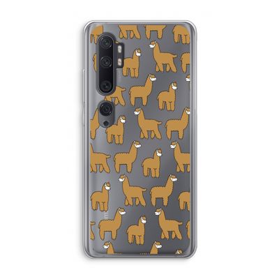 Alpacas: Xiaomi Mi Note 10 Transparant Hoesje