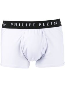 Philipp Plein boxer à imprimé graphique - Blanc