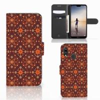 Huawei P20 Lite | Telefoon Hoesje | Batik Brown