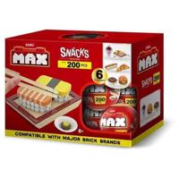 Bouwset - ZURU - Snack - 200 stuks max - 6 snacks - Burger, ijs of sushi