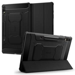 Samsung Galaxy Tab S9+ Spigen Rugged Armor Pro Folio Case - Zwart
