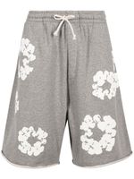Denim Tears short de sport à lien de resserrage - Gris