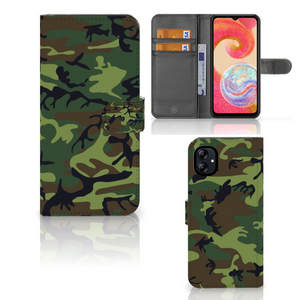 Samsung Galaxy A04e Telefoon Hoesje Army Dark