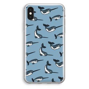 Narwhal: iPhone XS Transparant Hoesje