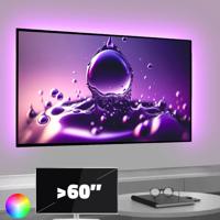 Tv led strip set met 3 RGB strips voor tv's > 60 inch