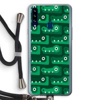 Crocs: Samsung Galaxy A20s Transparant Hoesje met koord