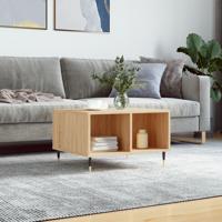 Salontafel 60x50x36,5 cm bewerkt hout sonoma eikenkleurig
