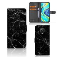 Xiaomi Redmi Note 9 Pro | Note 9S | Bookcase | Marmer Zwart - Origineel Cadeau Vader