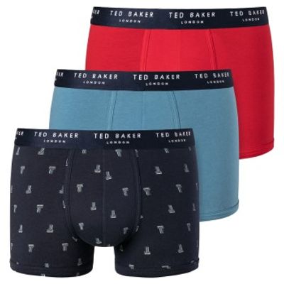Ted Baker 3 stuks Realasting Cotton Trunks * Actie *