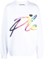 Philipp Plein sweat à logo Signature imprimé - Blanc - thumbnail