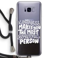 The prettiest: Samsung Galaxy S8 Transparant Hoesje met koord